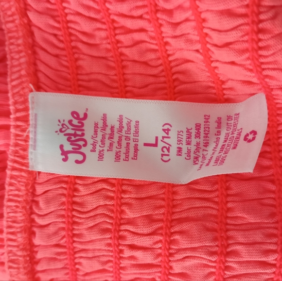 Nwt!! Girls Justice  Top L 12/14 - Picture 6 of 7